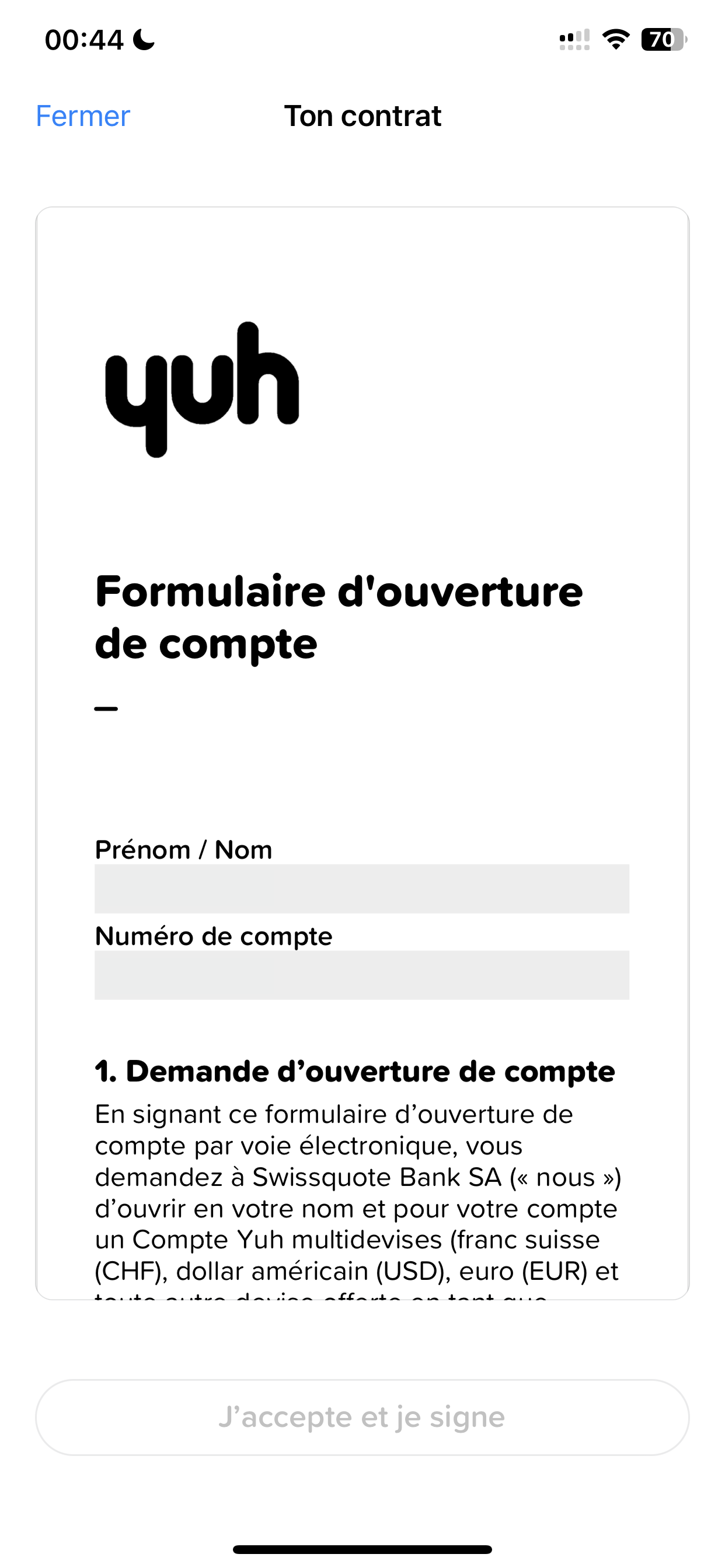 Yuh Banque Avis Test Revue D cembre 2025 50 CHF 250 SWQ 