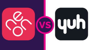 Comparaison de Neon Free VS Yuh banques