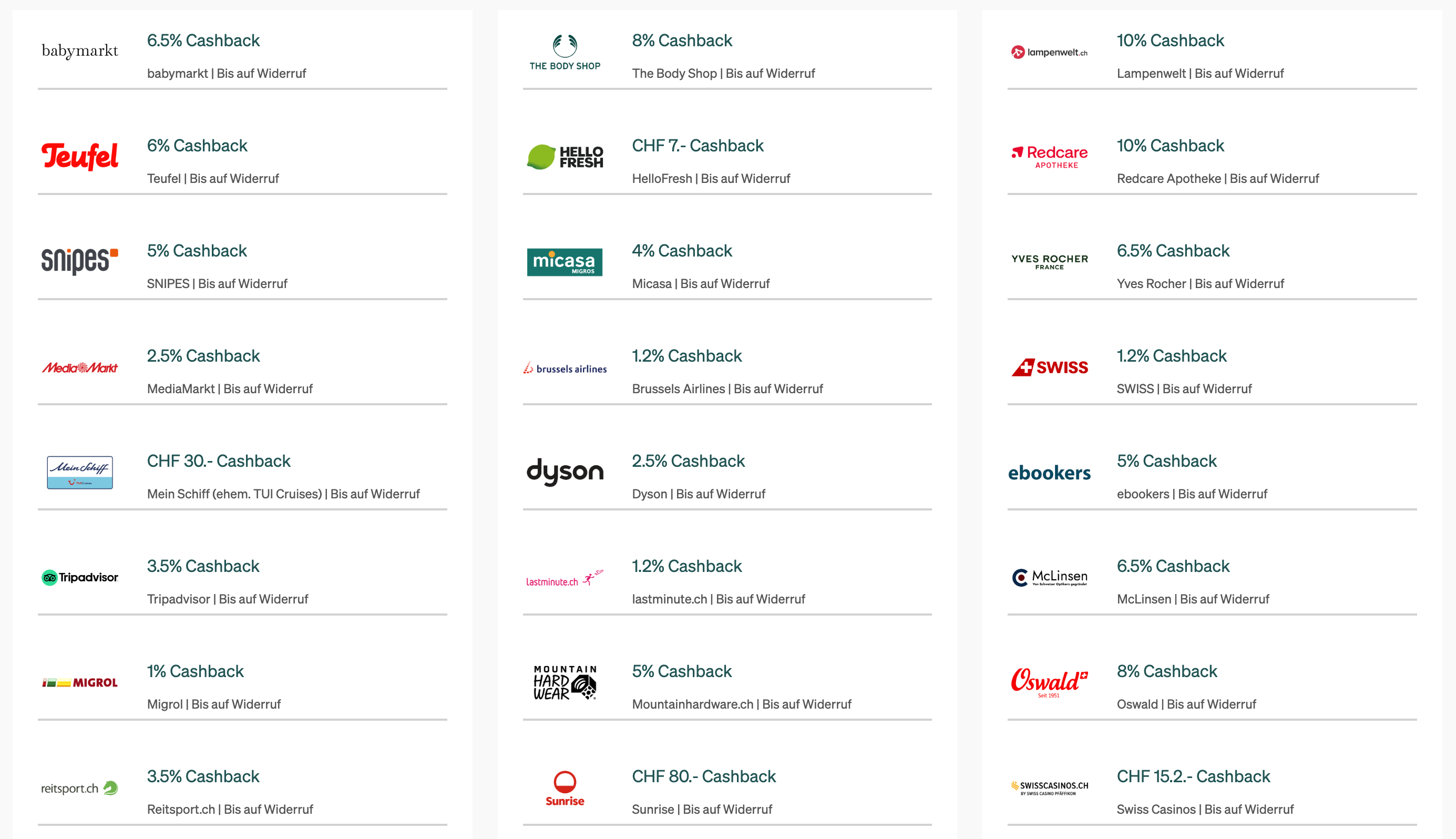 Zak programme cashback shopmate liste commerçants enseignes