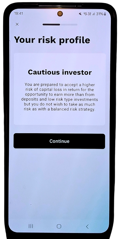 Risk Profile Radicant