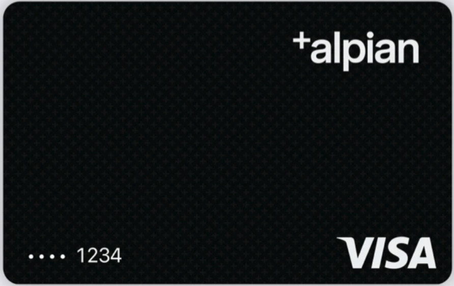Alpian debit card VISA