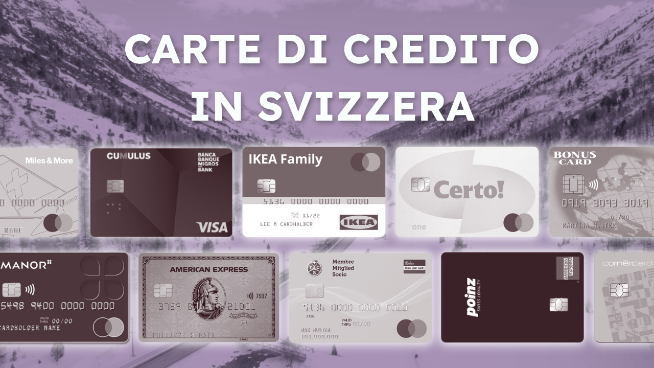 Carte di credito in Svizzera