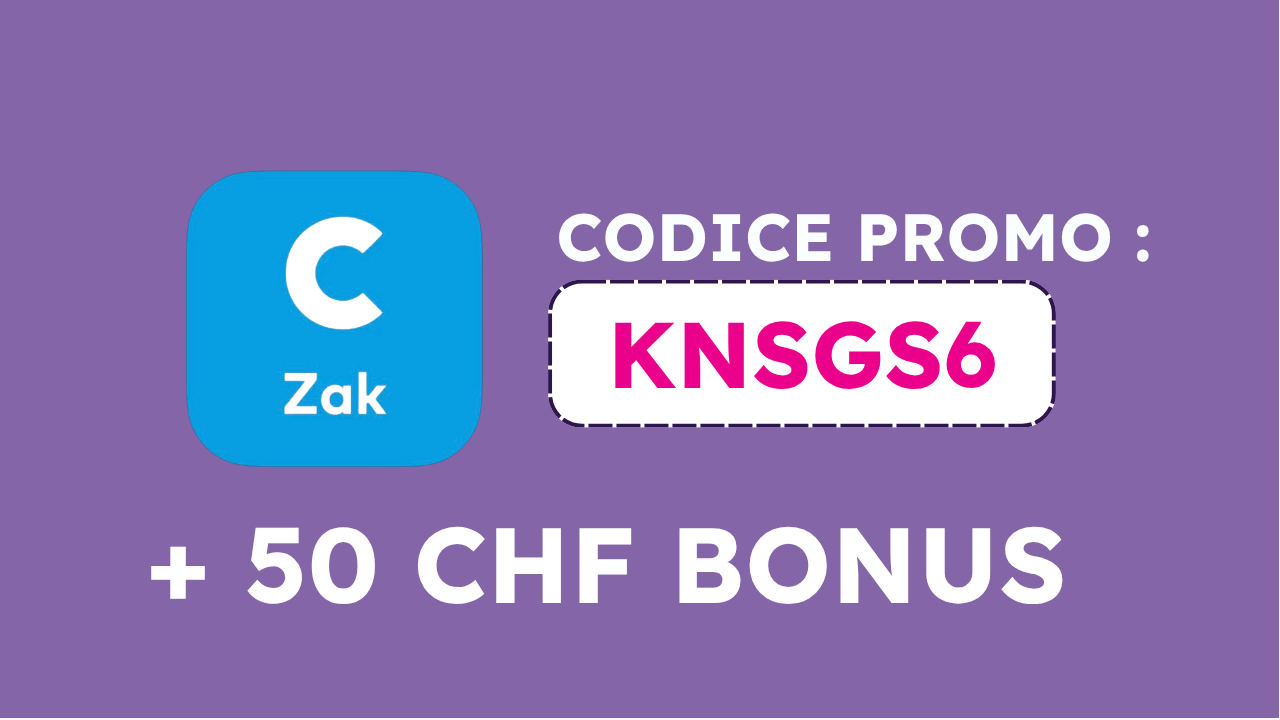 Codice promo Zak ufficiale (KNSGS6)